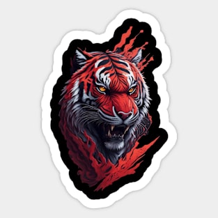 Tiger Fangs Sticker